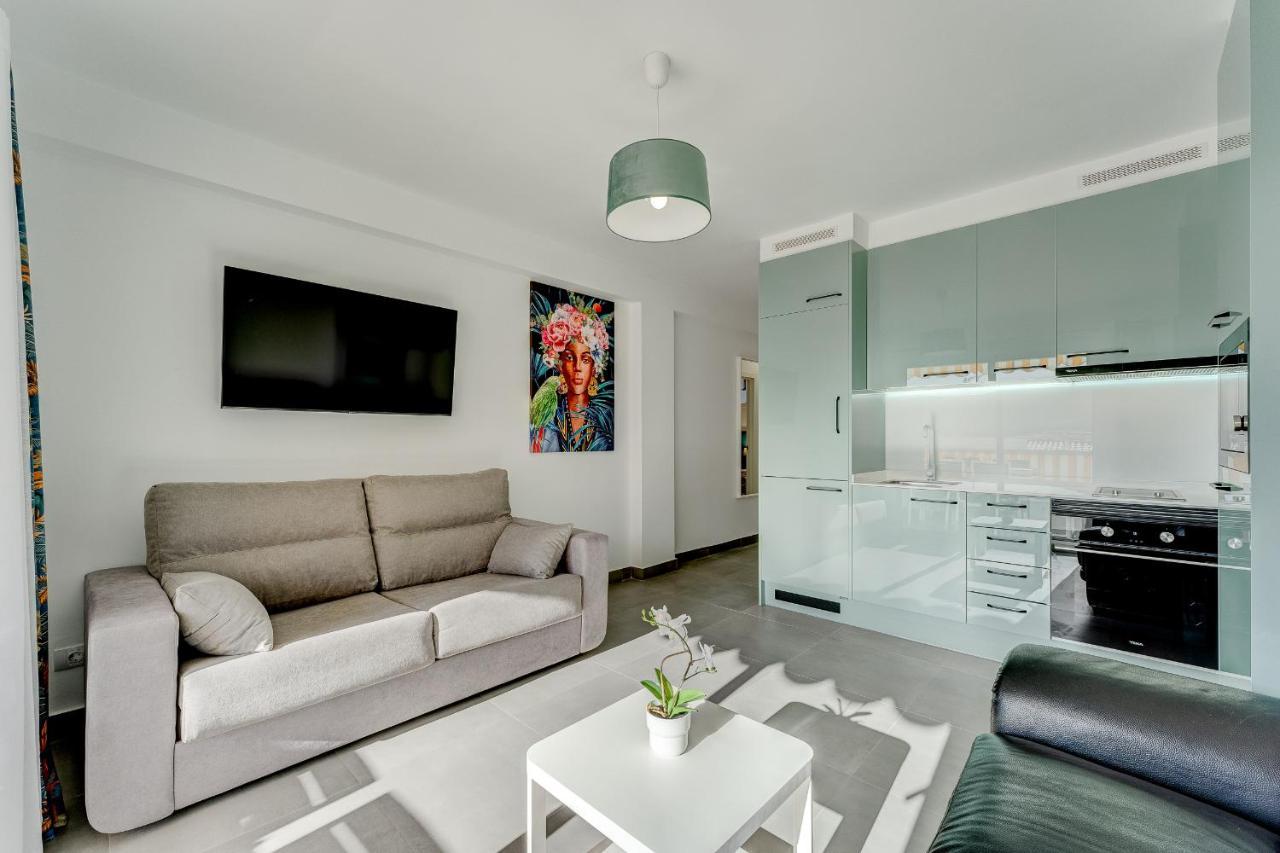 Loscristianos Luxury Aircon Sunny Aptm Sea View Arona  Buitenkant foto
