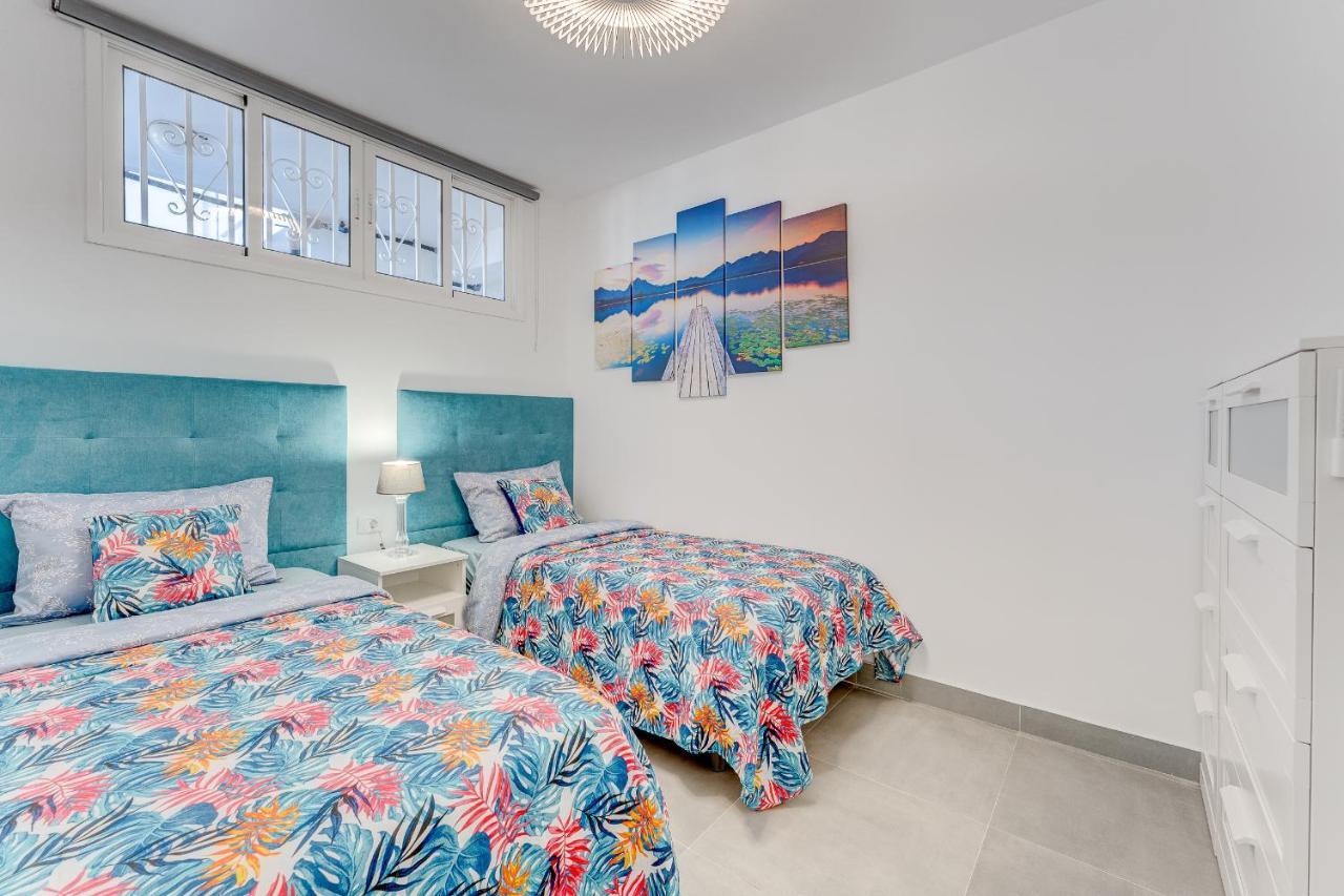 Loscristianos Luxury Aircon Sunny Aptm Sea View Arona  Buitenkant foto